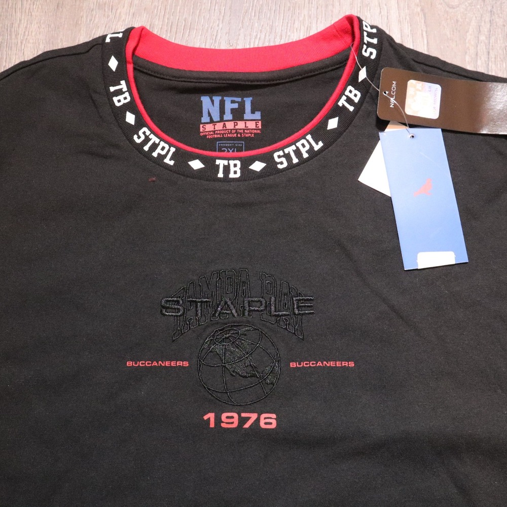 Staple NFL Tampa Bay Buccaneers‎ Black T Shirt XXL Official NFL Product